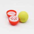 Egg Shape Lip Balm Container Plastic Cosmetic Box